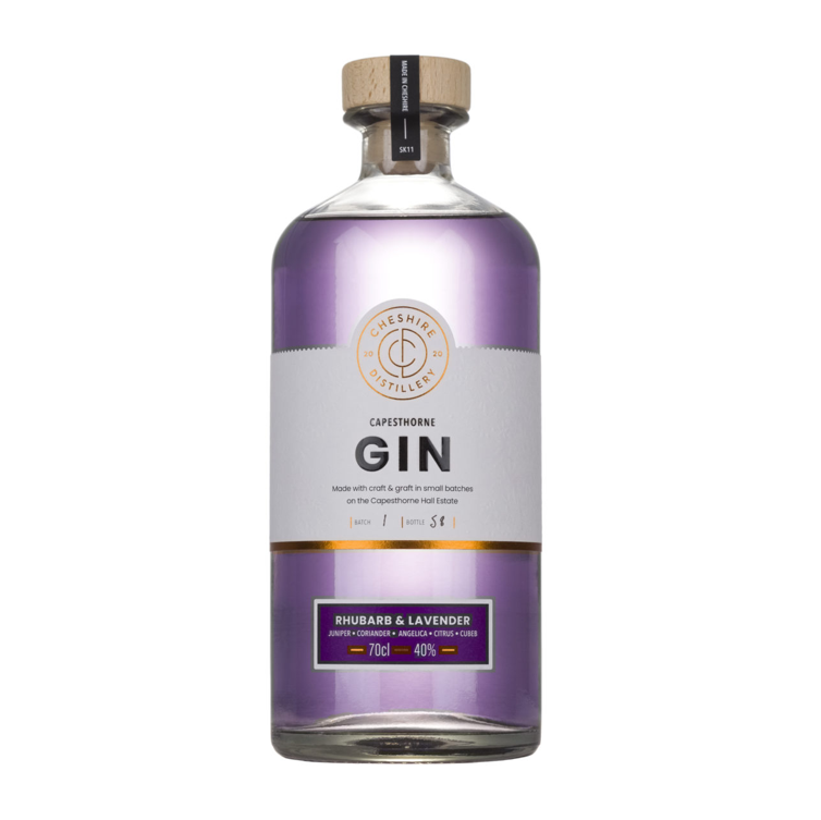 Capesthorne Rhubarb & Lavender Gin