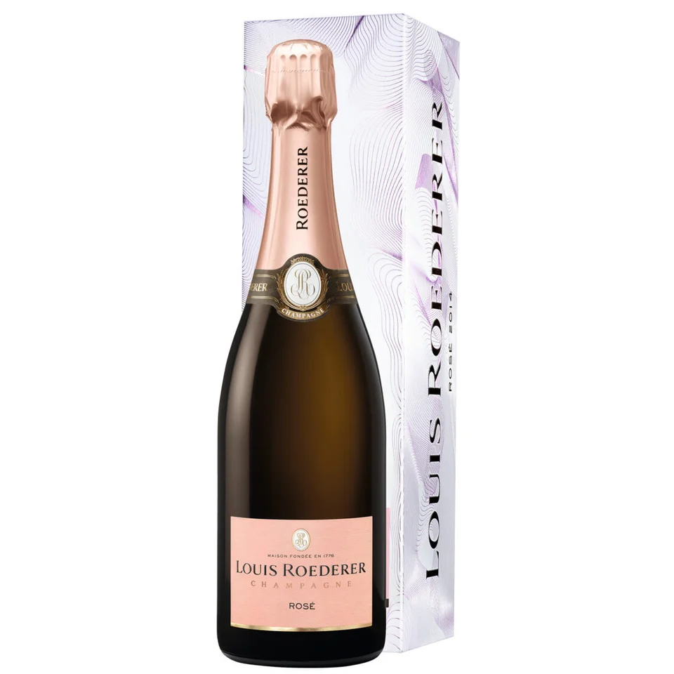 Roederer Champagne Rose Vintage, Graphic Box Champagne Louis Roederer
